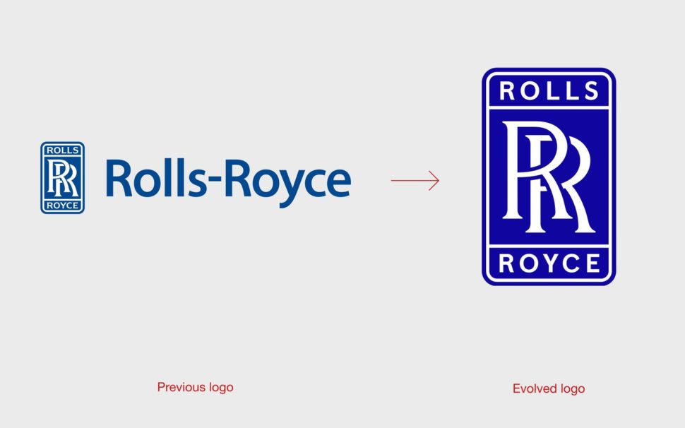 rolls-royce before and after rebranding